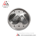 ABS المحبب مخروطي مزدوج برغي مزدوج واسطوانة برميل تكوير Zhoushan الشركة المصنعة COLMONOY Stellite BIMETALLIC